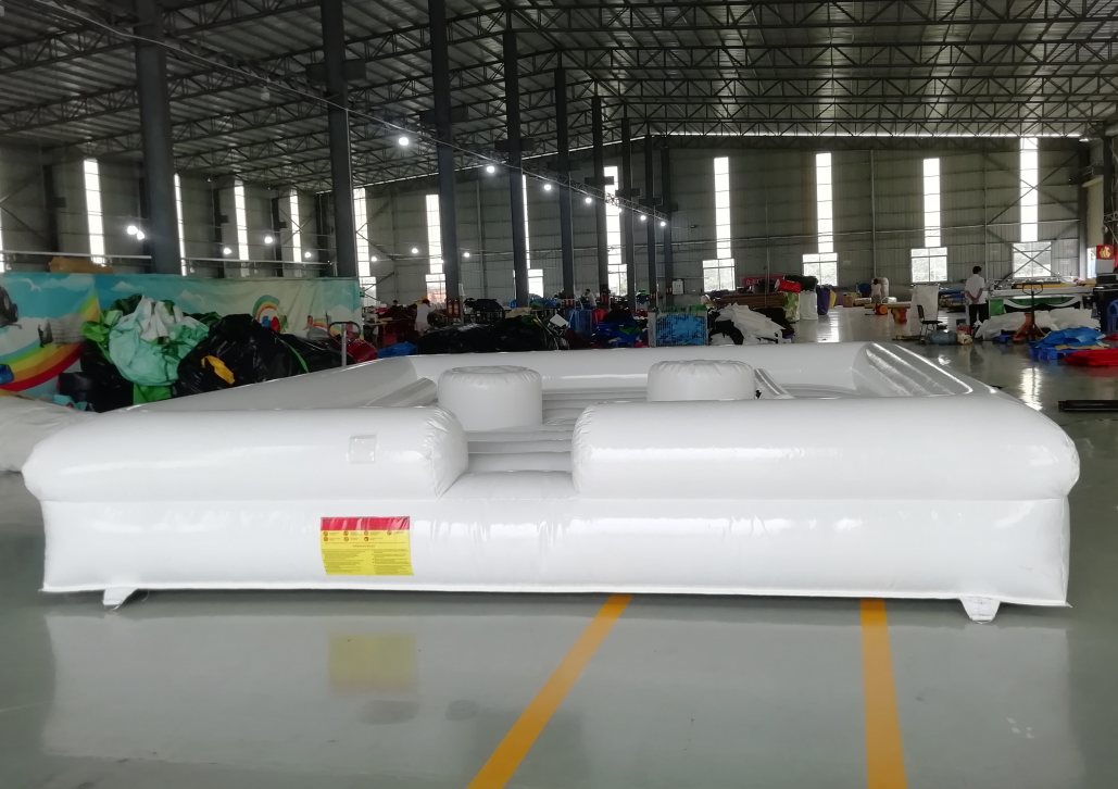 White Inflatable Gladiator for Wedding Events - Image 3