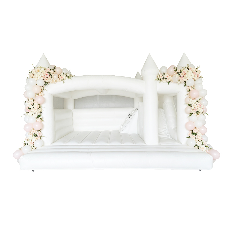 White Wedding Bouncy Castle