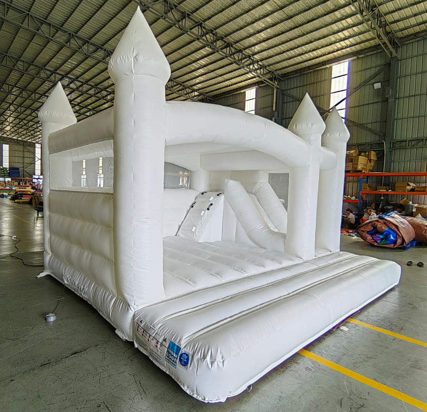 White Wedding Bouncy Castle - Image 3