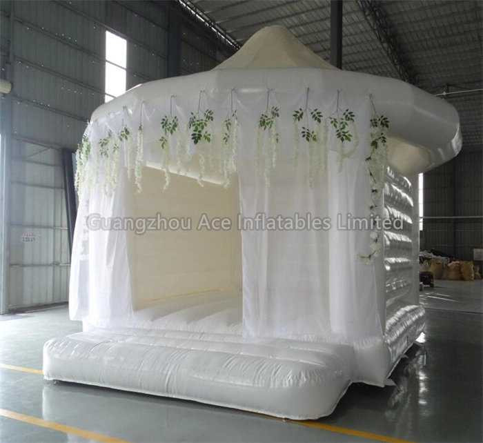 White Wedding Bouncy House - Image 3
