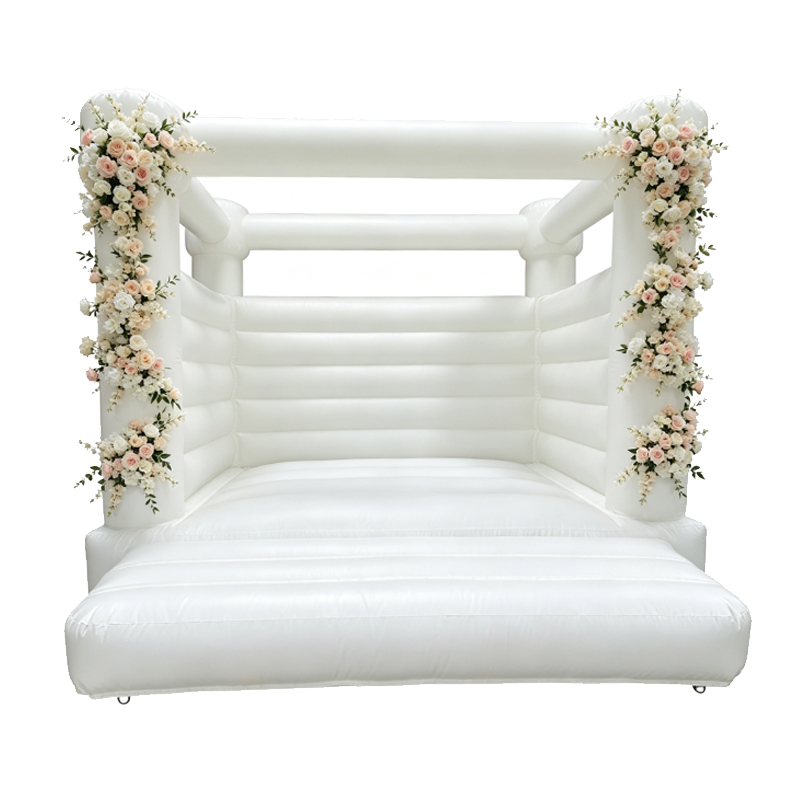 White Wedding Inflatable Bouncy Castle