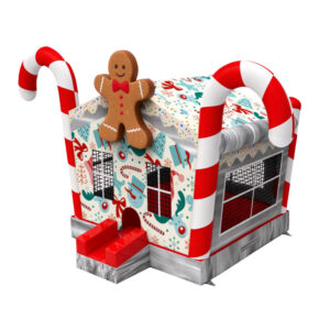 Christmas Gingerbread Inflatable Bounce House