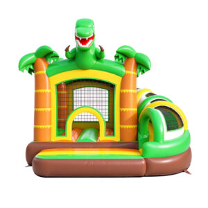 Dinosaur Jungle Inflatable Bounce House Combo