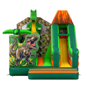 Dinosaur Volcano Inflatable Bouncy Castle