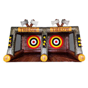 Double Lane Inflatable Axe Throwing Game