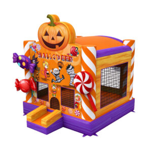Halloween Candy Pumpkin Inflatable Bounce House