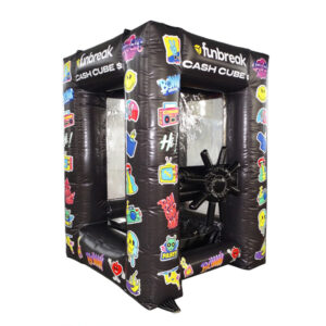 Inflatable Cash Cube Booth Money Grab Machine
