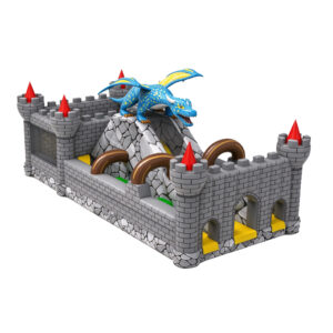 Inflatable Dragon Castle Playground with Slide