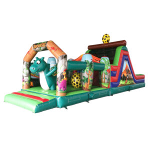 Jurassic Dinosaur Inflatable Obstacle Course