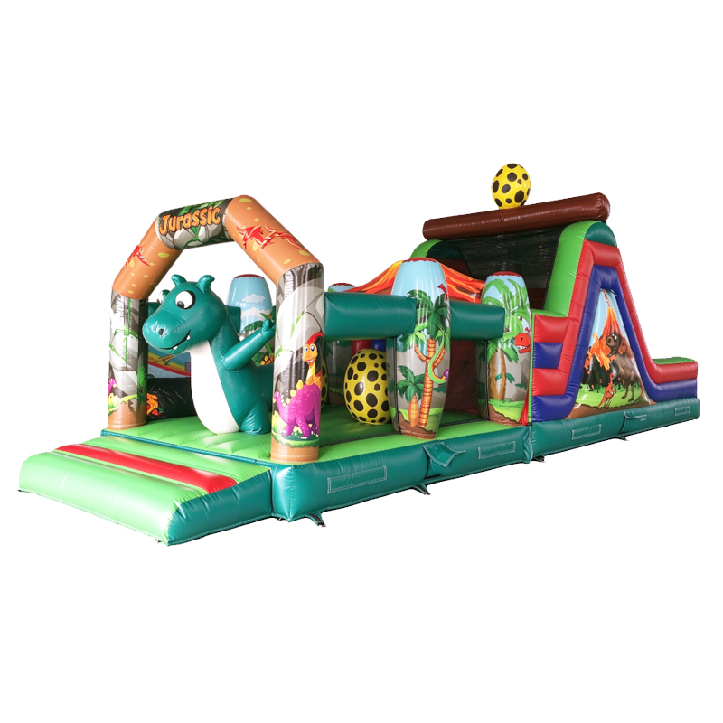 Jurassic Dinosaur Inflatable Obstacle Course