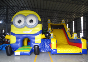 Cartoon Minions Theme Inflatable Playground Fun City