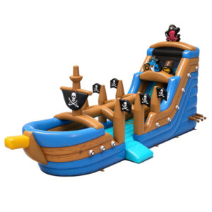 Pirate Ship Inflatable Bounce House Playground