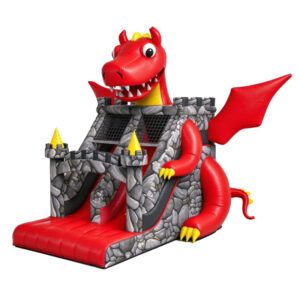 Red Dragon Inflatable Dry Slide
