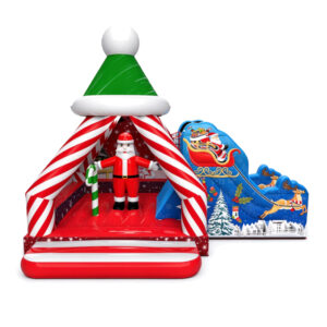 Santa Christmas Inflatable Bounce House Combo