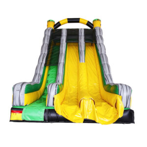 Toxic Theme Inflatable Dry Slide