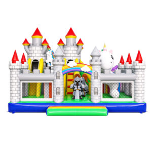 Unicorn Knight Inflatable Castle Playground