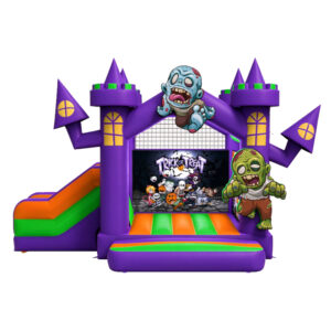 Zombie Halloween Inflatable Bounce Castle